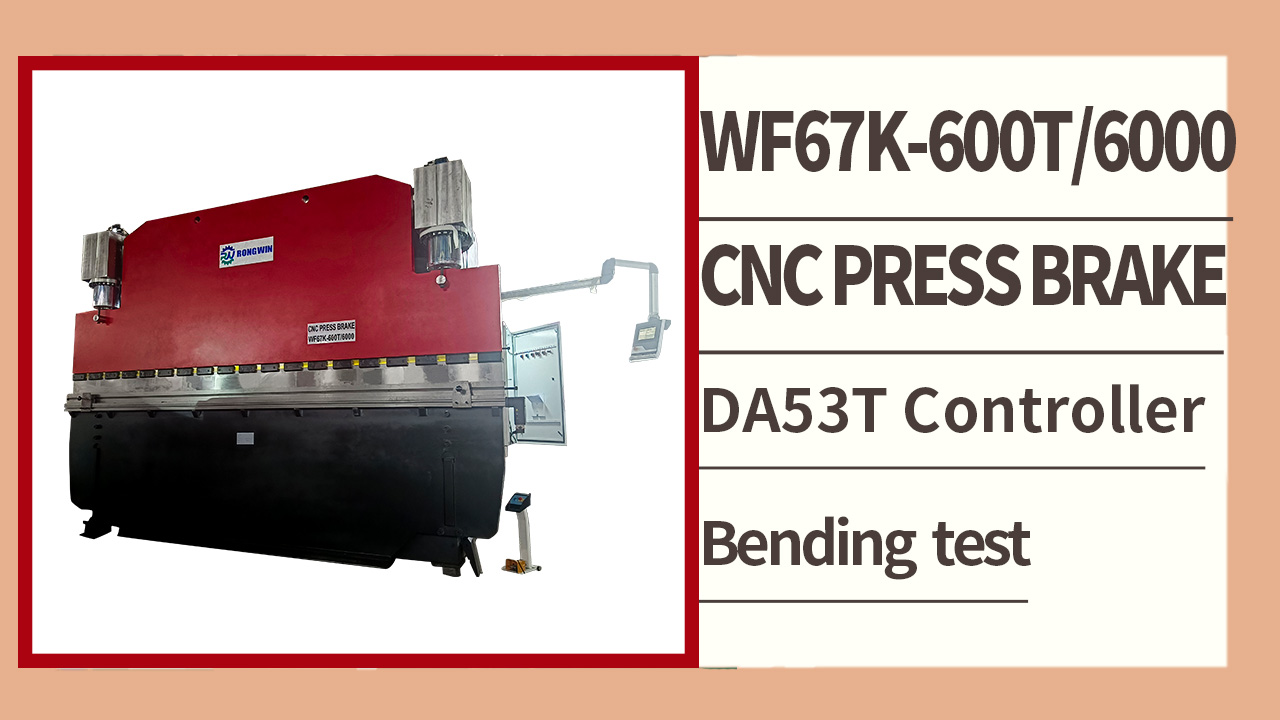 RONGWIN führt Sie durch das Video zur Demontage der großen CNC-Abkantpresse WF67K-E 600T600 DA53T