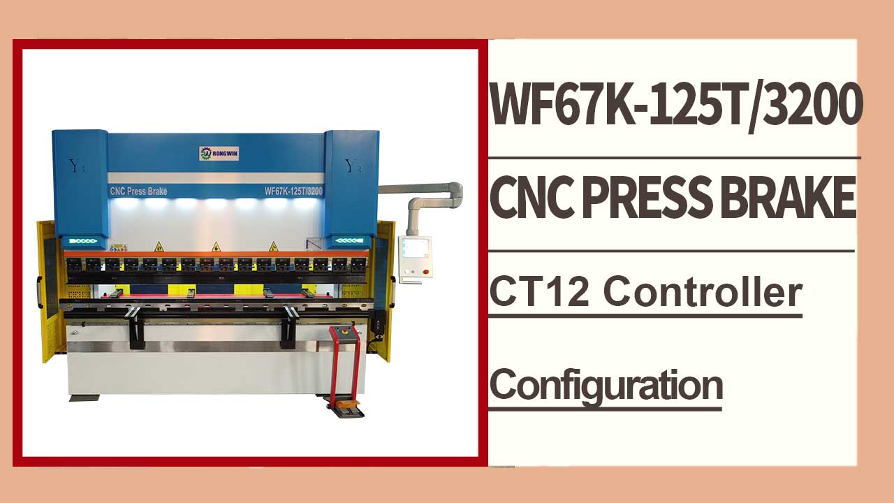 RONGWIN empfiehlt die hochpräzise, ​​energiesparende elektrohydraulische CNC-Abkantpresse WF67K-E 125T/3200
    
