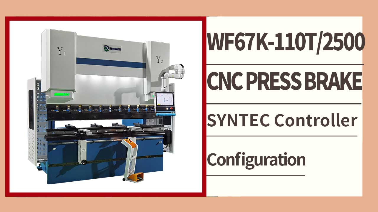 Neues System kommt zum ersten Mal zum Einsatz! WF67K-C110T2500 mit SYNTEC Controller CNC-Abkantpresse
    